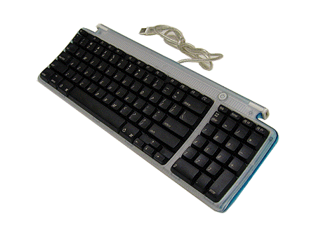 Image of Original iMac G3 Keyboard (Bondi Blue) (Read Desc.)