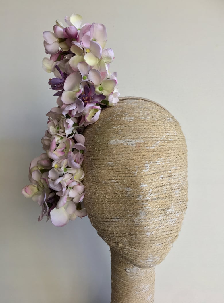 Image of Lilac flower headpiece SOLD