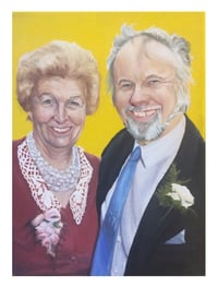 Portrait of Grandad & Granny Barbara