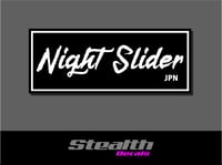 Night Slider Drift Slap Sticker