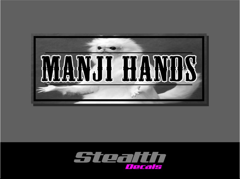 Image of Manji Hands Drift Slap sticker