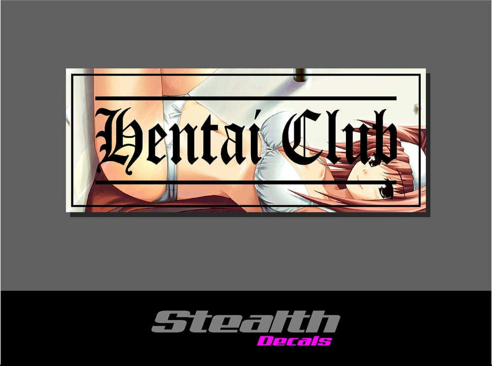 Image of Hentai Club Drift Slap sticker