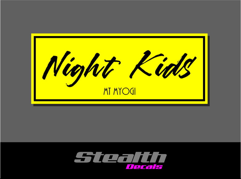 Image of Night Kids Drift Slap sticker Initial D