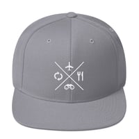 Image 5 of Travel Eat Discover Repeat | Snapback Hat
