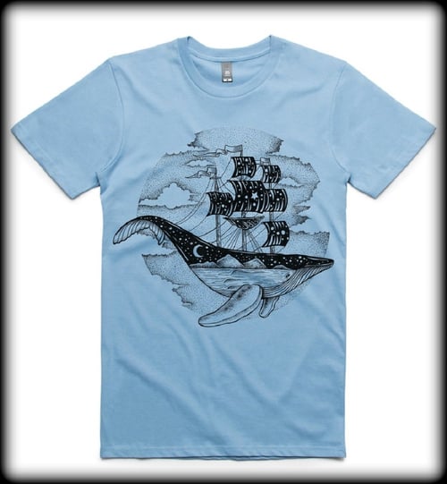 Image of Whale Ship Mens Tee