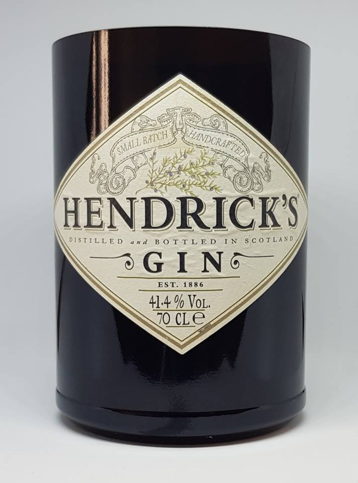 Image of Hendricks Gin Bottle Candle