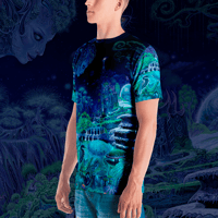 Image 4 of The Emerald Queen all over print shirt by Mark Cooper Art