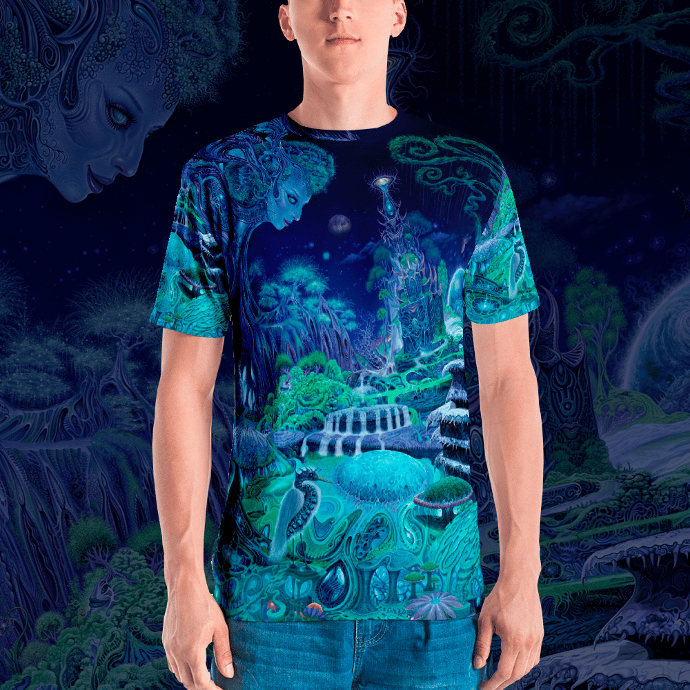 The Emerald Queen all over print shirt by Mark Cooper Art