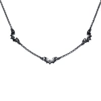 Image 4 of Dusk necklace in sterling silver or 14k gold