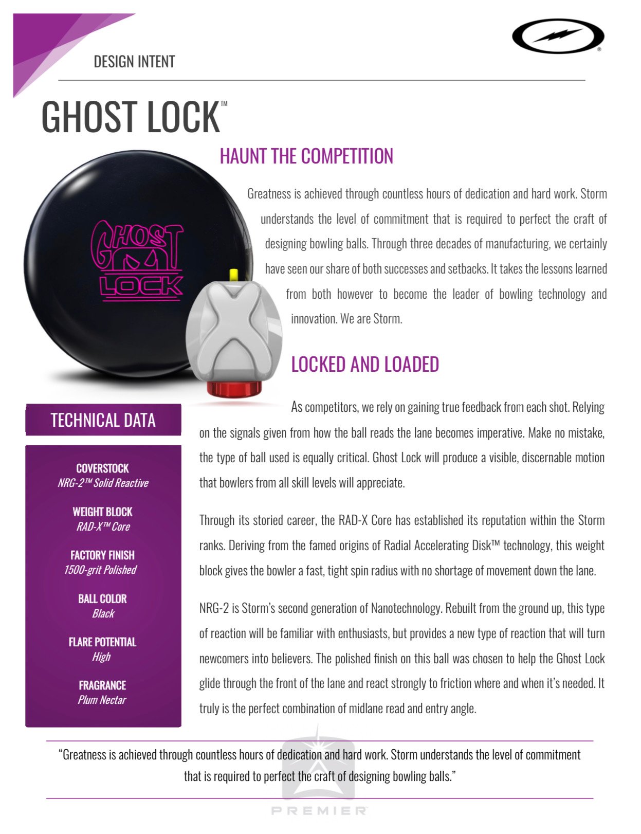 Image of Storm Ghost Lock - Limited Edition