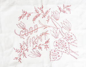 PDF - Embroidery Pattern - Vintage - Good Night