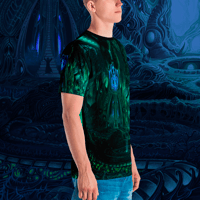 Image 2 of Temple of Horrors all over print shirt by Mark Cooper Art