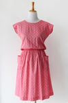 Image of SOLD Bubblegum Polka Dot Dress