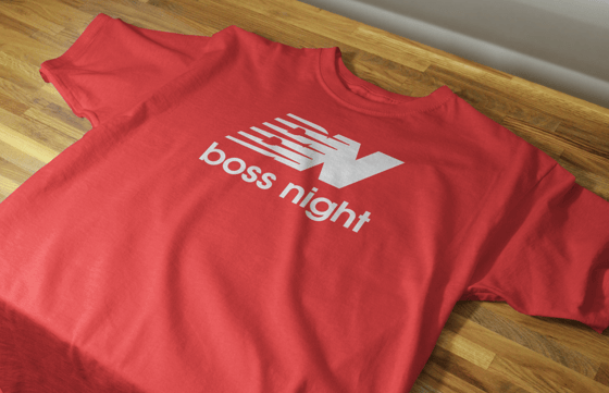 Image of BOSS Night - BN Logo - White / Red