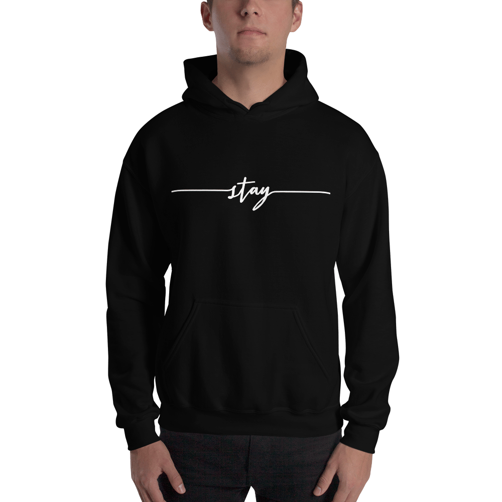 Image of Unisex Stay Hoodie - Black