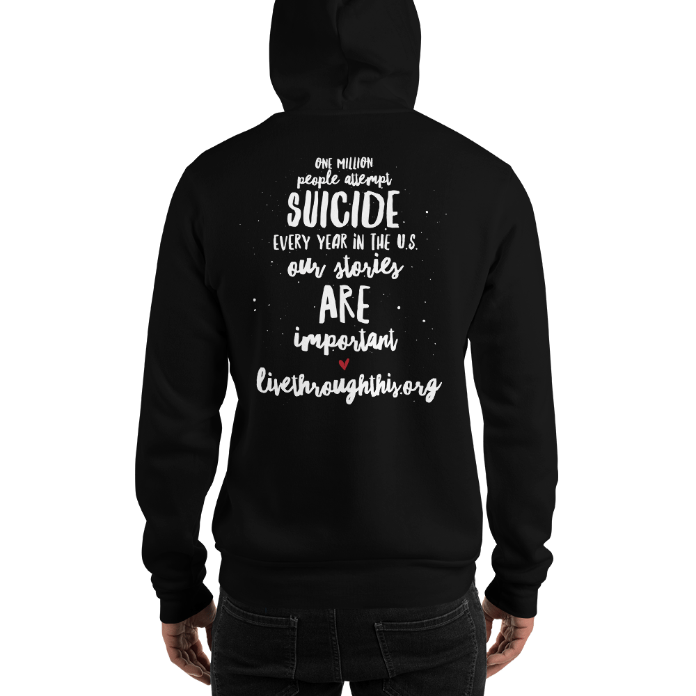 Image of Unisex I Lived Hoodie - Black