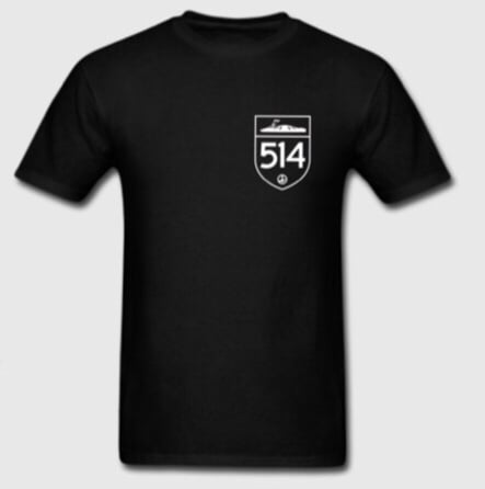 Image of White stade 514 tshirt