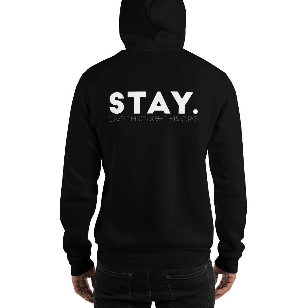 Image of Unisex Love You Need You Hoodie - Black