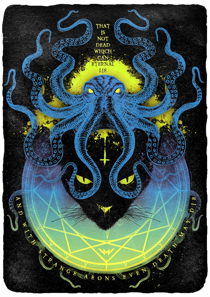 Image of LOVECRAFT ART PRINT A3 | SIGNED, NUMBERED LTD ED. OF 100 