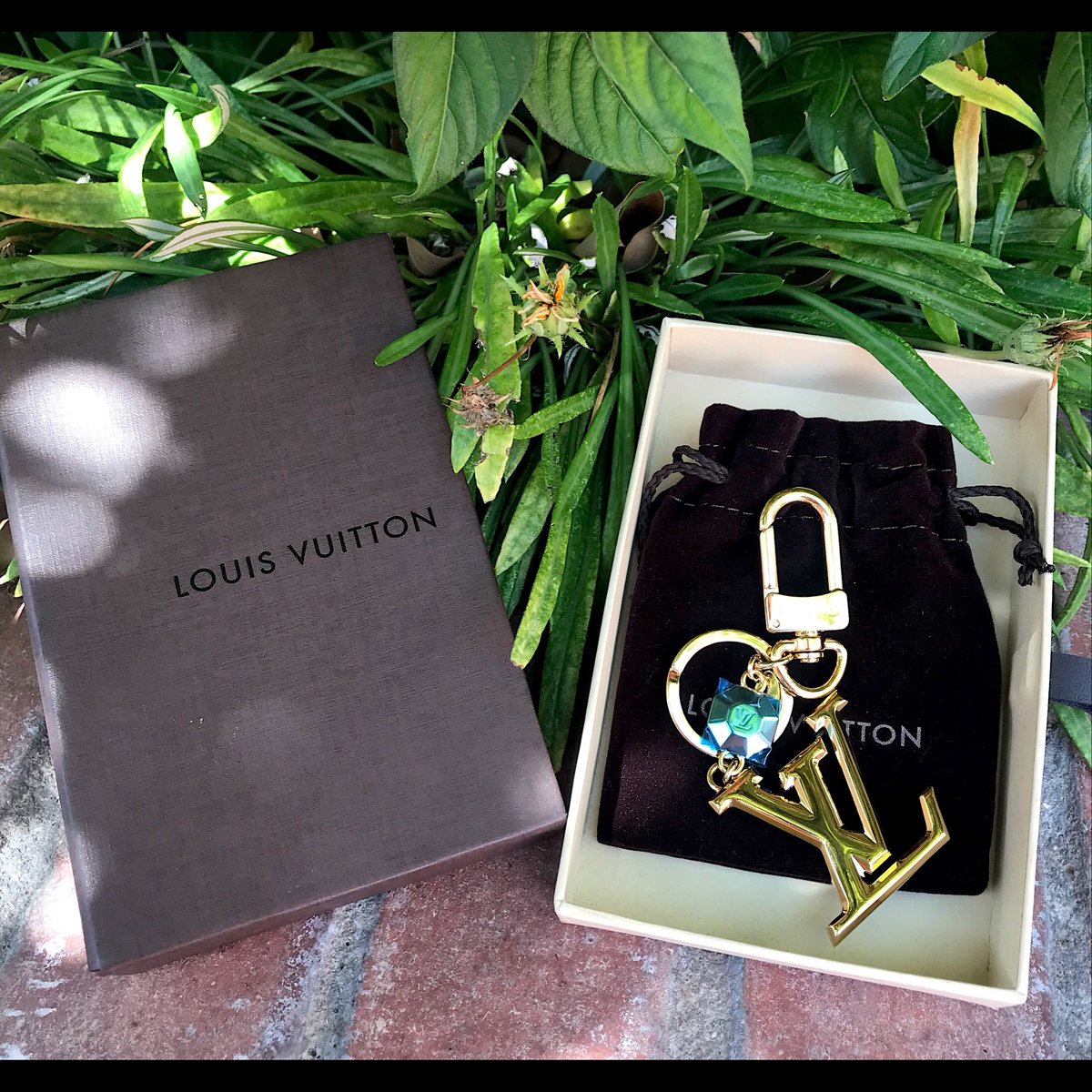 Louis Vuitton LV Facettes Bag Charm and Key Holder | Posh Boutique