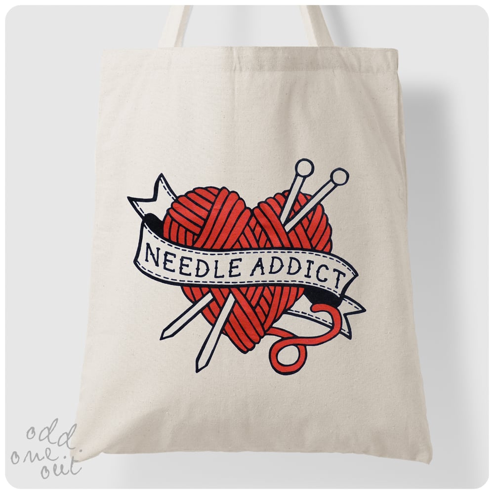 Image of Needle Addict - Tote Bag