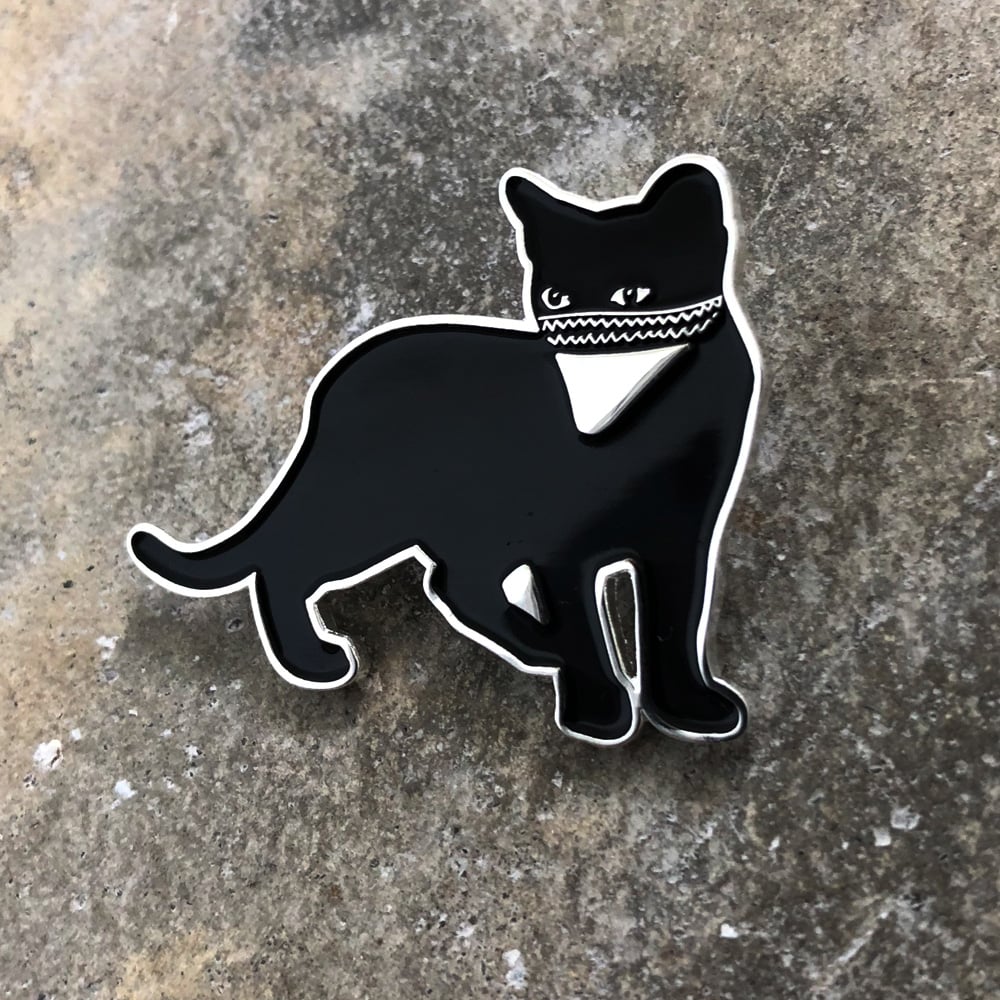 Image of Bandit Cat pin - Albert Reyes