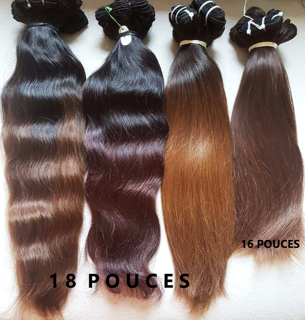 Image of Cheveux Indien 18 et 16 pouces 