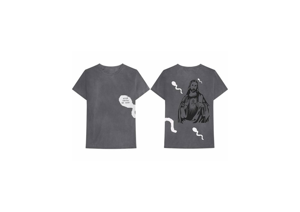 Image of STOP TRYNA BE GOD REVERSIBLE T-SHIRT