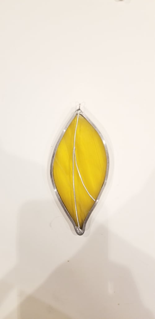 Image of Leaf-stained glass