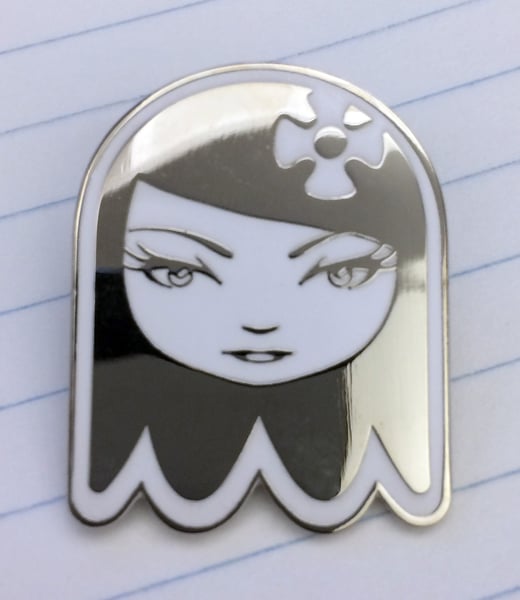 Image of GHOST GIRL ENAMEL PIN