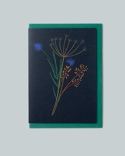 Image of Wild Sprigs illustration Greeting card