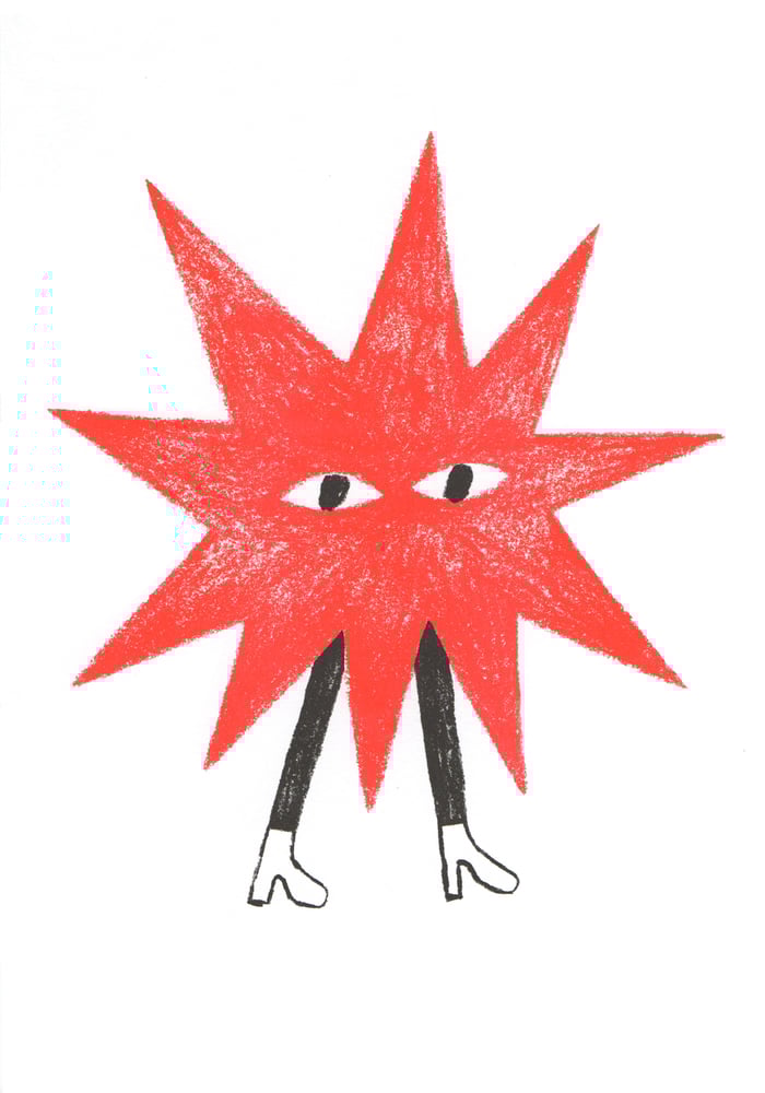 Image of Firecracker - Riso Print