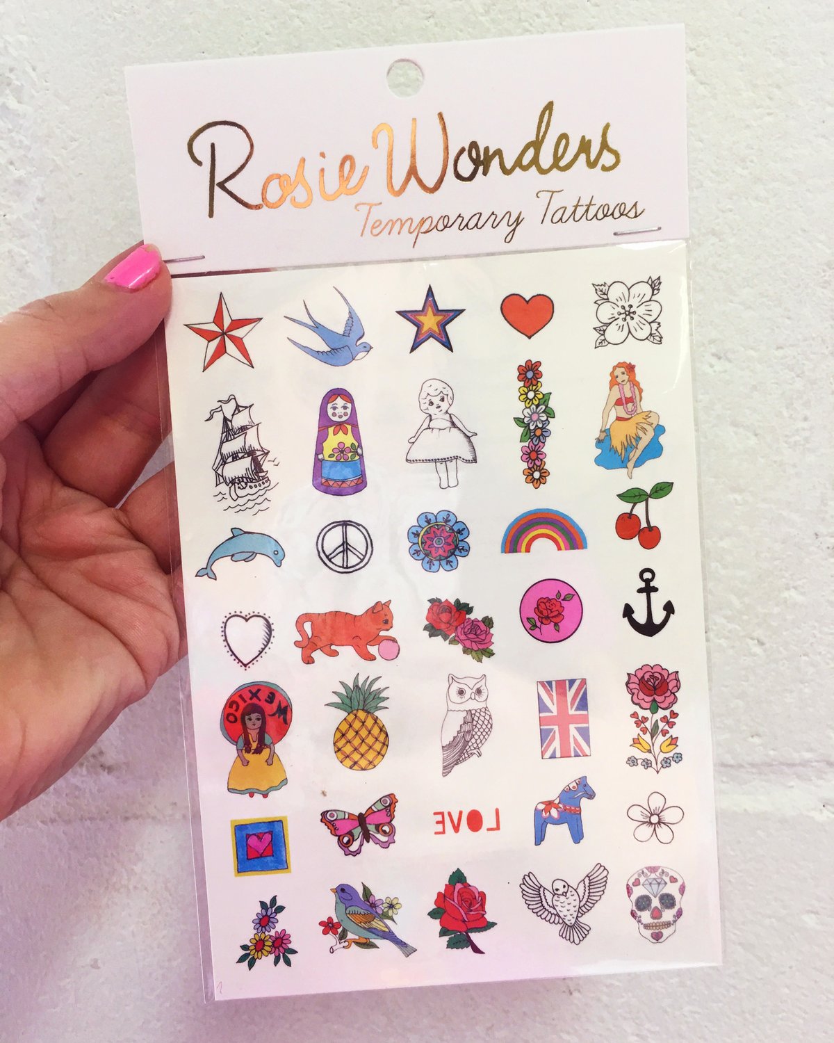 A6 Mini Finger Tattoos