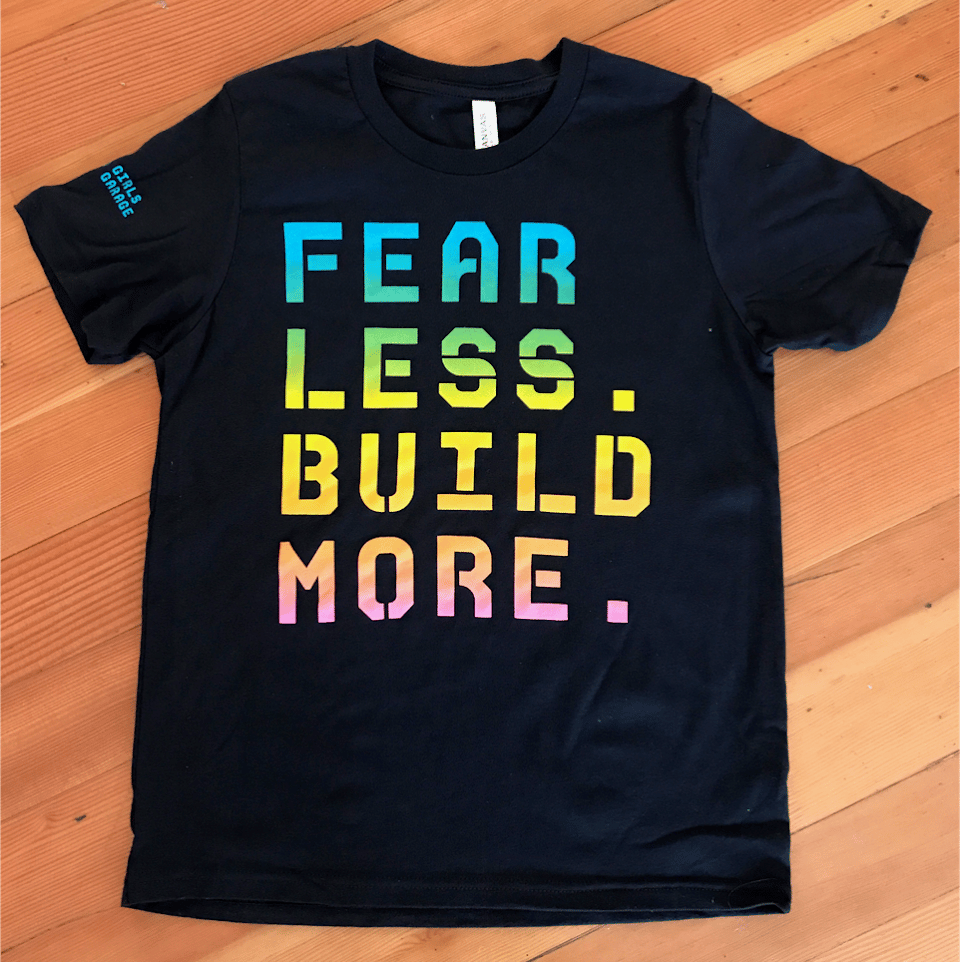 Limited Edition Fear Less Build More Rainbow T-Shirt