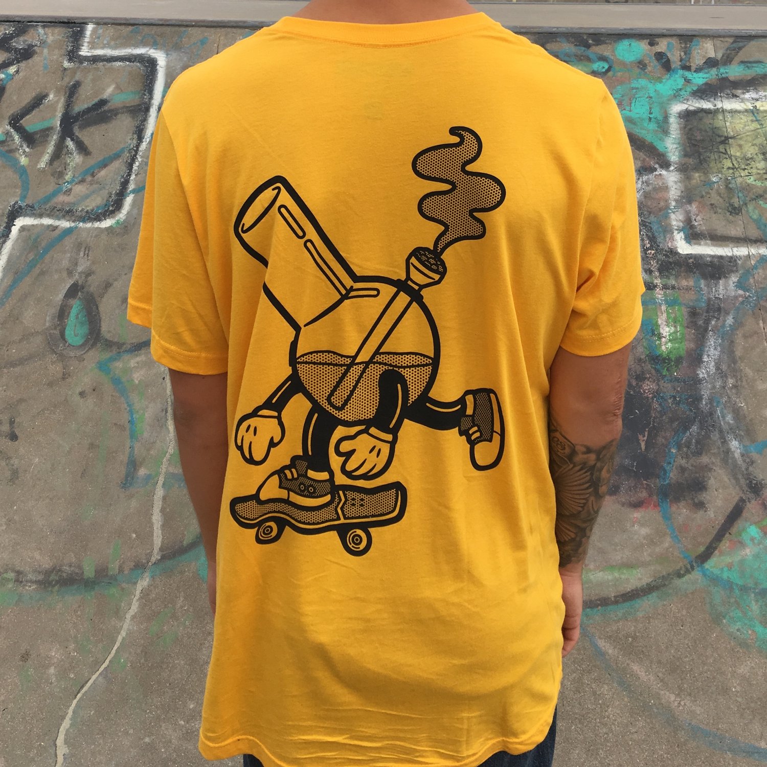 Image of Gold Bongboarder t-shirt