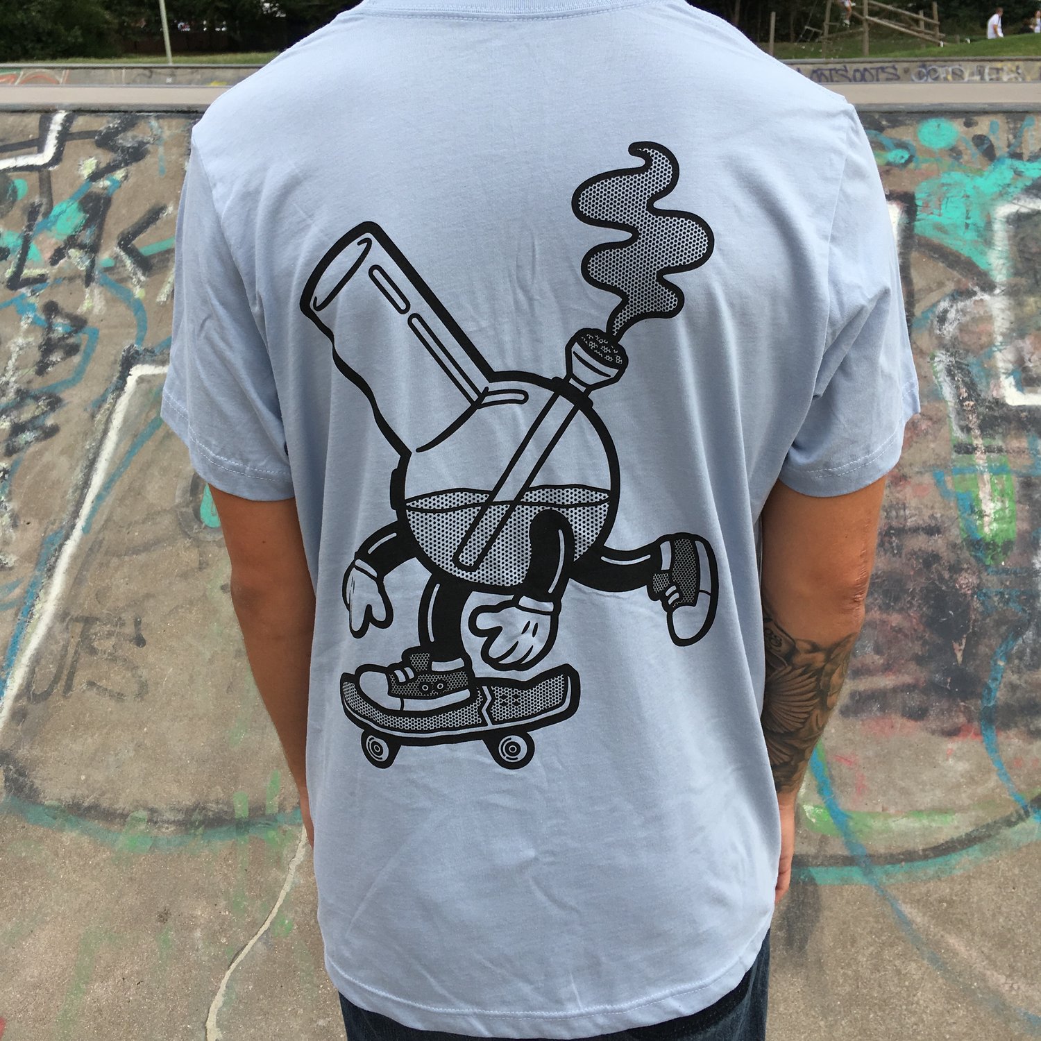 Image of Blue Bongboarder t-shirt