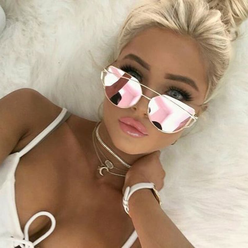 Image of Rose Gold Champagne Sunnies