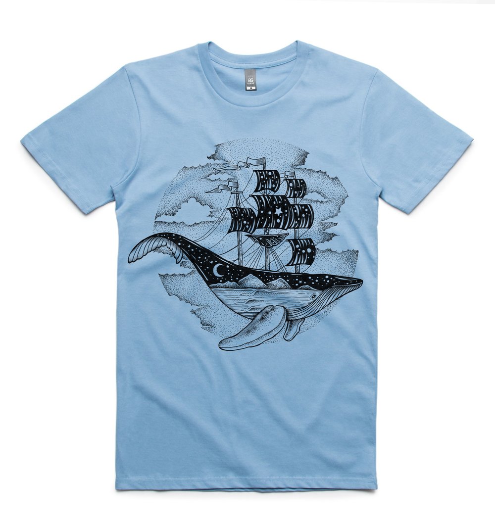 Image of Whale Ship Mens Tee