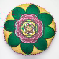 Image 1 of "Spiritual guidance" - Damask Rose Meditation Cushion