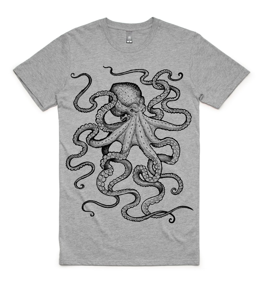 Image of Gray Octo Tee