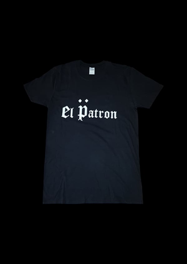 Image of El Patron T-Shirt (Black/White)