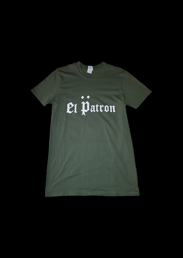 Image of El Patron T-Shirt (Khaki/White)
