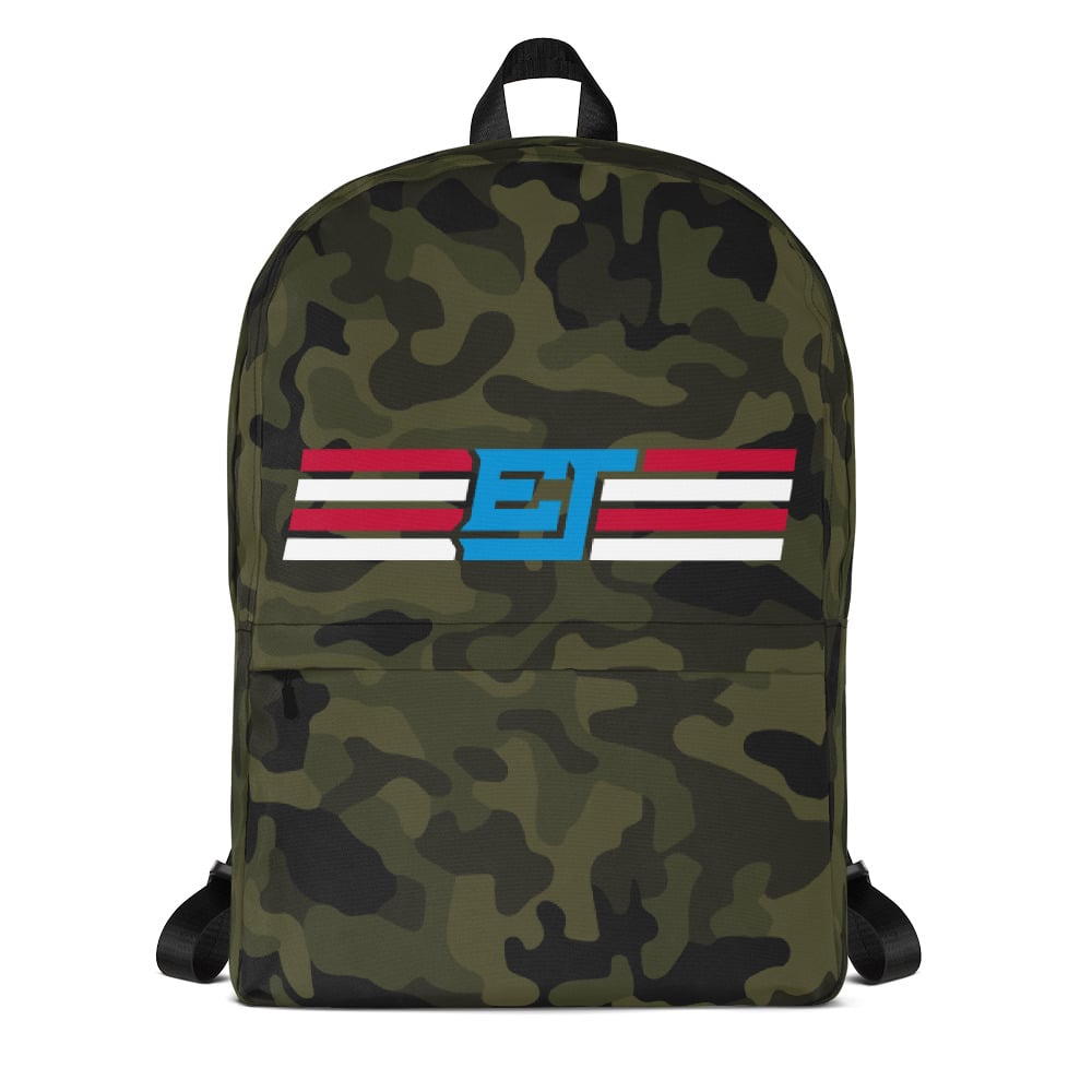 Image of Erik Jones Camo Backpack