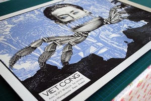 VIET CONG (PREOCCUPATIONS) gig poster - La Maroquinerie Paris May 2015