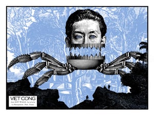 VIET CONG (PREOCCUPATIONS) gig poster - La Maroquinerie Paris May 2015