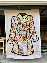 “Coat of Many Colors” - large print on linen • FREE SHIPPING!