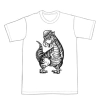 Image 1 of Pachycephalosaurus Dino  T-shirt (A3) **FREE SHIPPING**