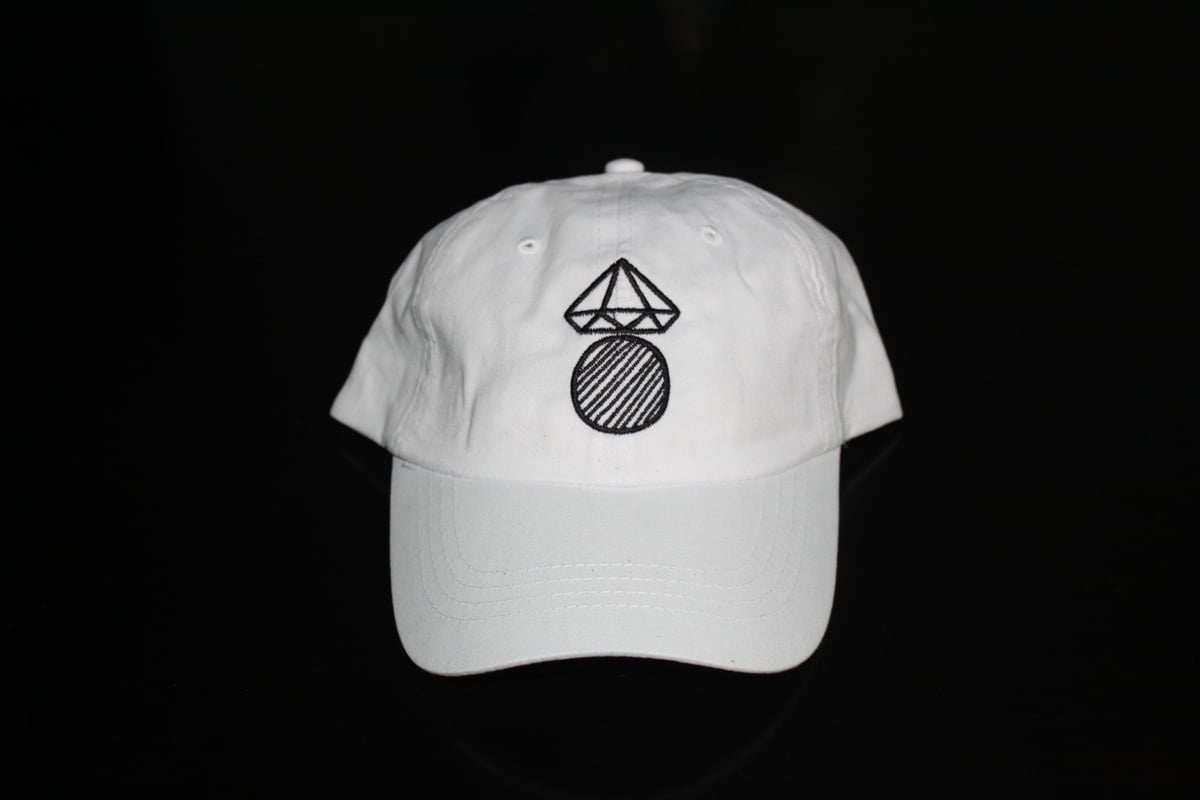 Image of White and Black Dad Hat