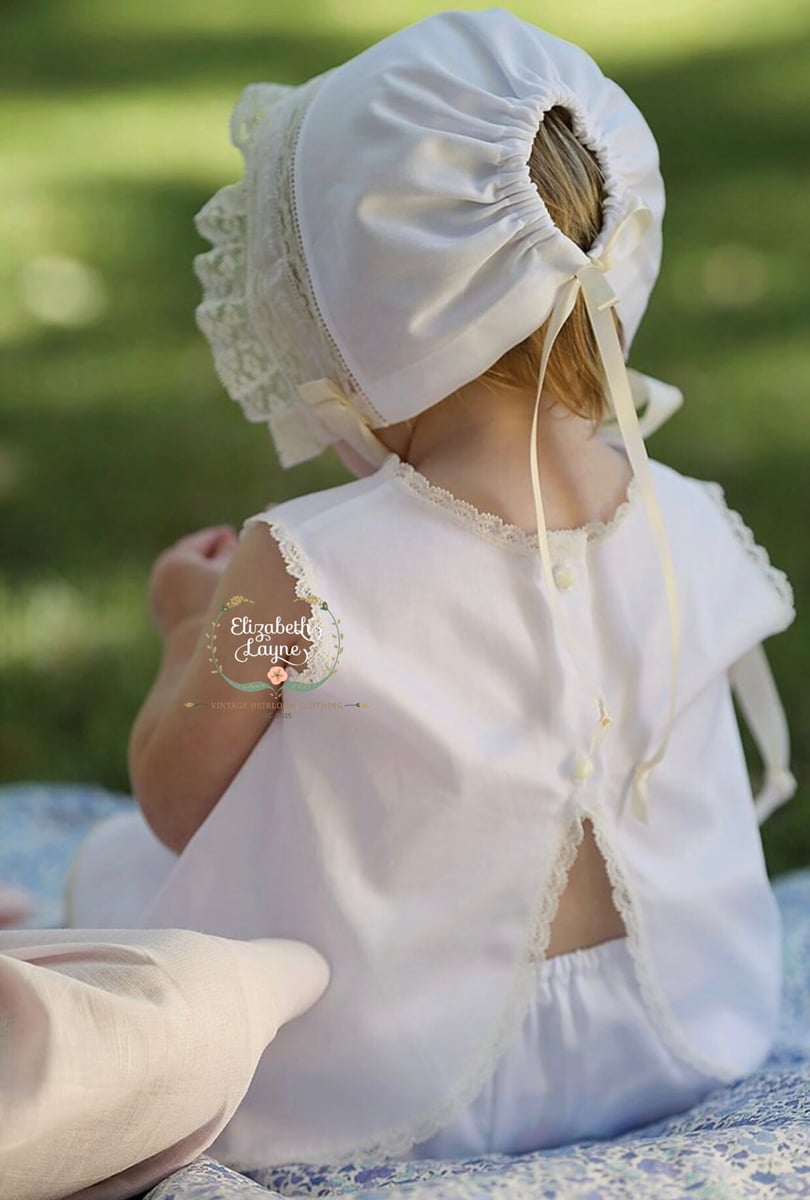 The Lyla Heirloom Bonnet Elizabeth Layne Heirloom