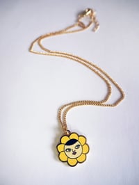 Image 1 of Flower Face Necklace